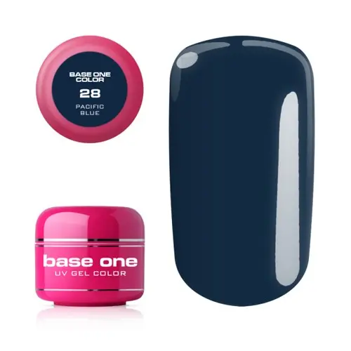 Gel UV Silcare Base One Color - Pacific Blue 28, 5g