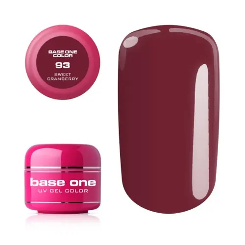 Gel UV Silcare Base One Color - Sweet Cranberry 93, 5g