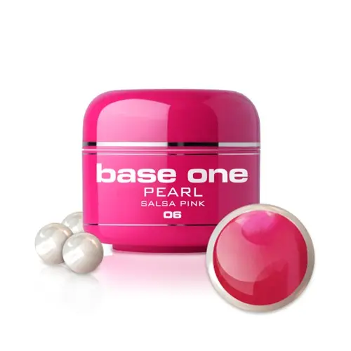 Gel UV Silcare Base One Pearl - Salsa Pink 06, 5g