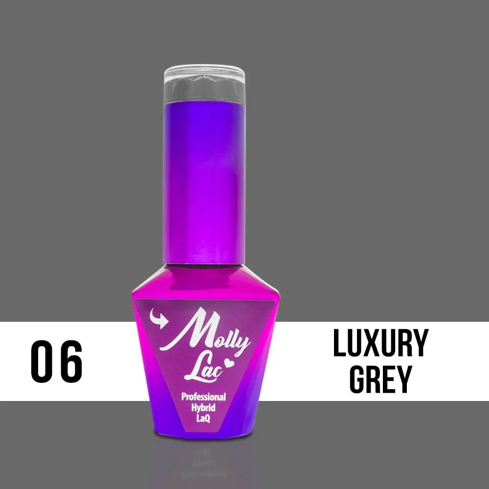 MOLLY LAC UV/LED Glamour Women - Luxury Grey 06, 10ml