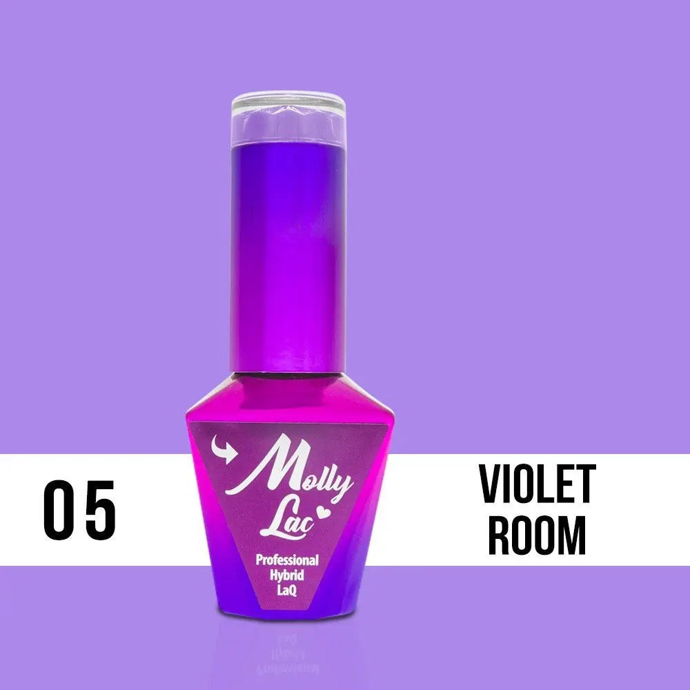 MOLLY LAC UV/LED gel Glamour Women - Violet Room 05, 10ml