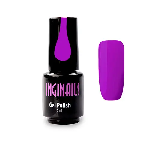 Gel colorat Inginails - Neon Violet 020, 5ml