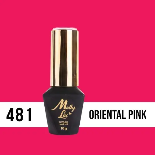 Gel UV/LED Molly Lac - Oriental Pink 481, 10ml