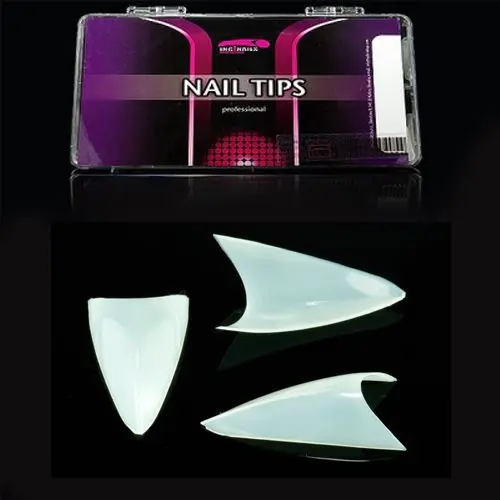 Inginails Tipsuri de culoare naturală Stealth French, cutie cu 200buc - mărimi de la nr.1-10