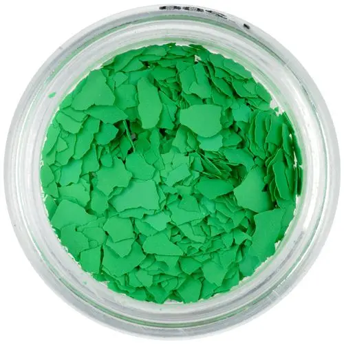 Fulgi de confetti cu o formă nedefinită - verde
