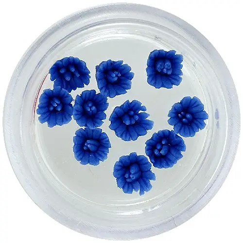 Flori acrilice – albastre închis