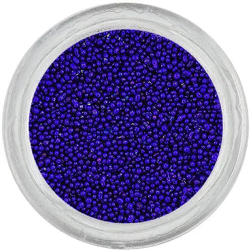 Perle albastre pentru unghii, 0,5mm