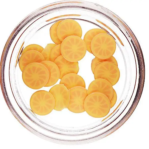 Decorațiuni fimo - portocale tăiate